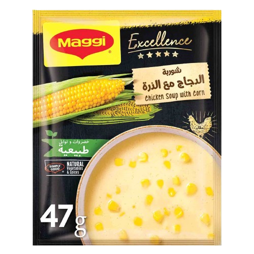 نستله ماجي شوربة الدجاج مع الذرة  47 جم